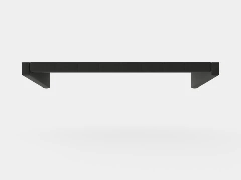 Empire Headboard Black 3D Model