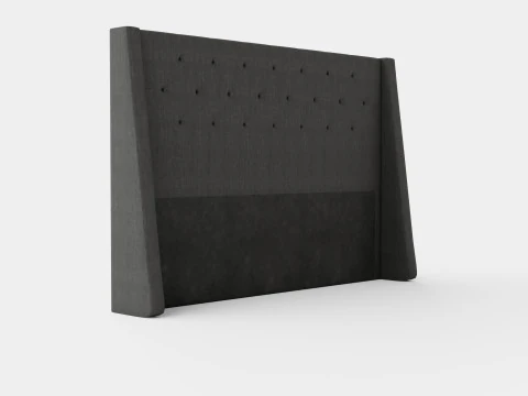 エンパイア ヘッドボード ダークグレー 3Dモデル