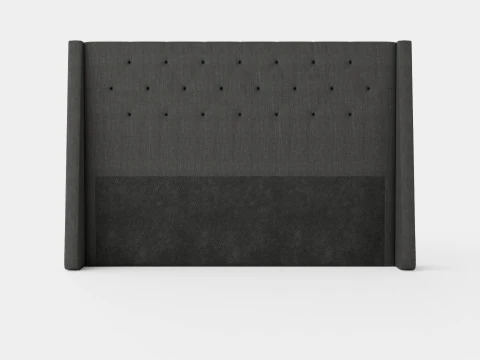 Empire Headboard Dark Gray 3D Model