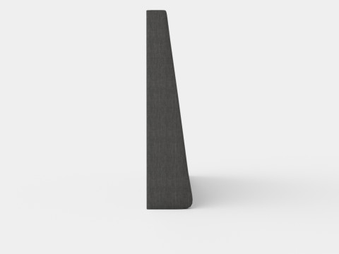 Empire Headboard Dark Gray 3D Модель