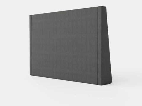 Empire Headboard Dark Gray 3D Model