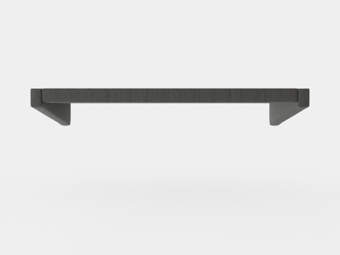 Empire Headboard Dark Gray 3D Модель