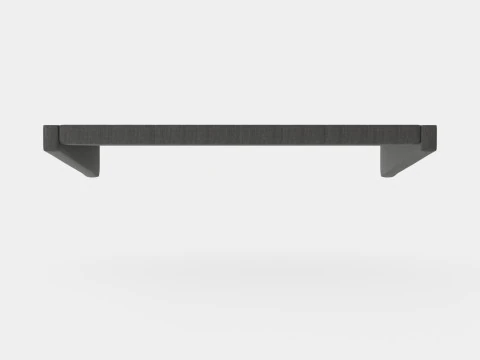 Empire Headboard Dark Gray 3D Model
