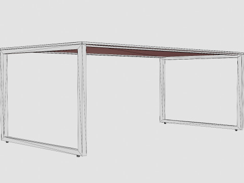 Erland Coffee Table Marble Model 3D