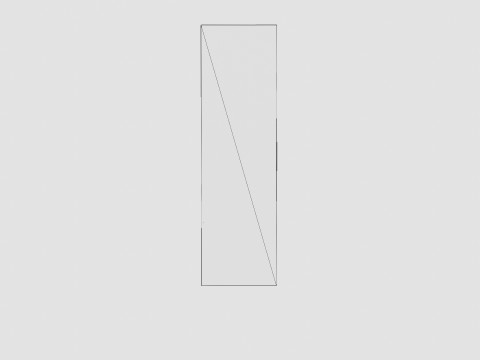 Escaldes Wardrobe White Modello 3D