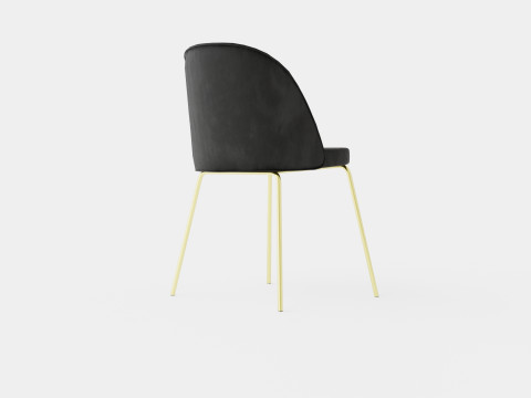 Felipe Dining Chair Velvet 3D Модель