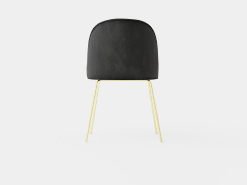 Felipe Dining Chair Velvet 3D Модель