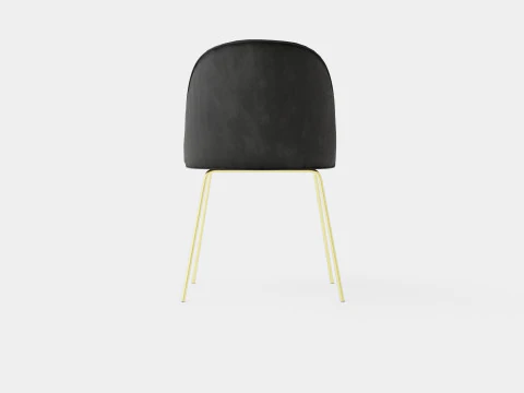 Felipe Dining Chair Velvet 3D Model