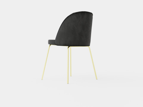 Felipe Dining Chair Velvet 3D Модель