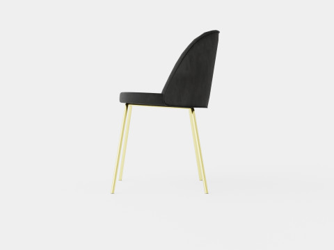 Felipe Dining Chair Velvet 3D Модель