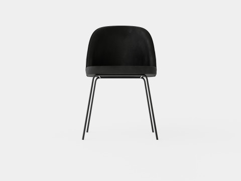 Felipe Dining Chair Velvet Black 3D 모델