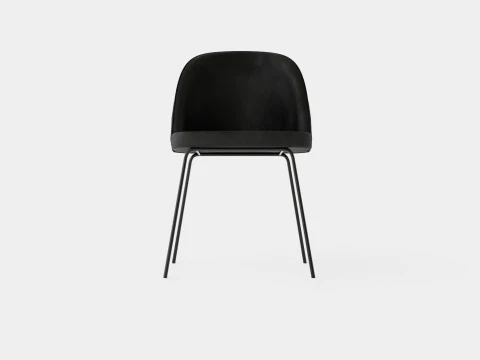 Felipe Dining Chair Velvet Black 3D Model