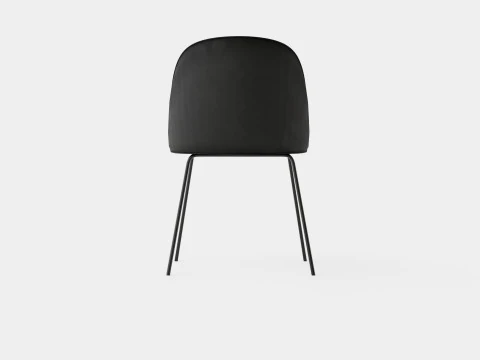 Felipe Dining Chair Velvet Black 3D Model