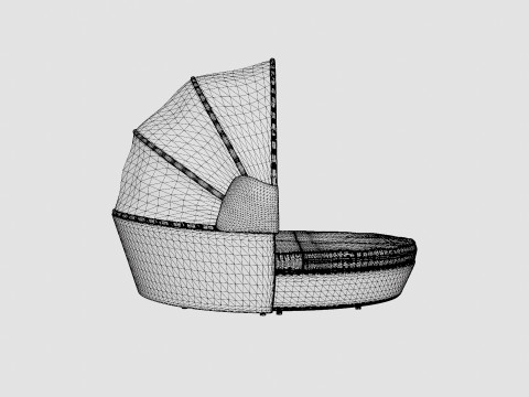Florence Luxury Sunbed 3D Model