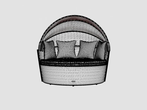 Florence Sunbed 3D Model