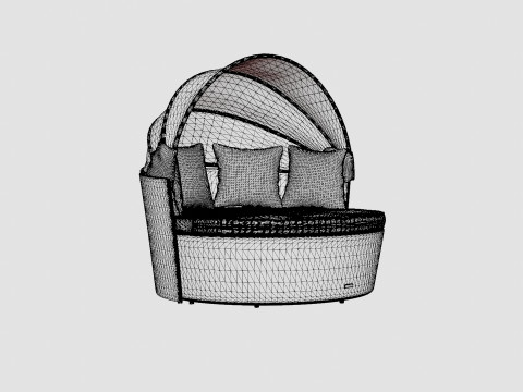 Florence Sunbed 3D 모델