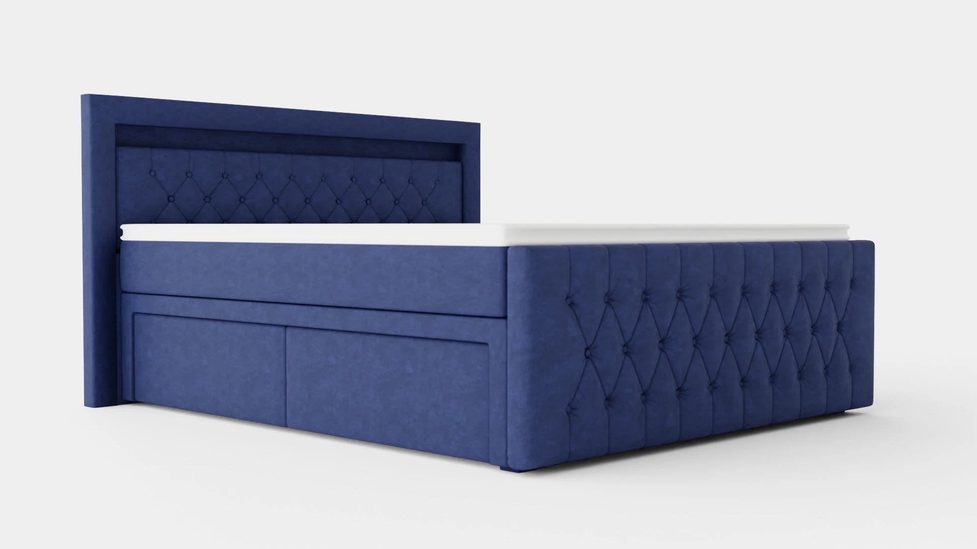 Franco Bed Pack With Storage Led Lighting 3D Model .c4d .max .obj .3ds .fbx .stl .blend
