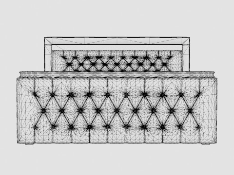 Franco Bed Pack With Storage Led Lighting 3D Модель