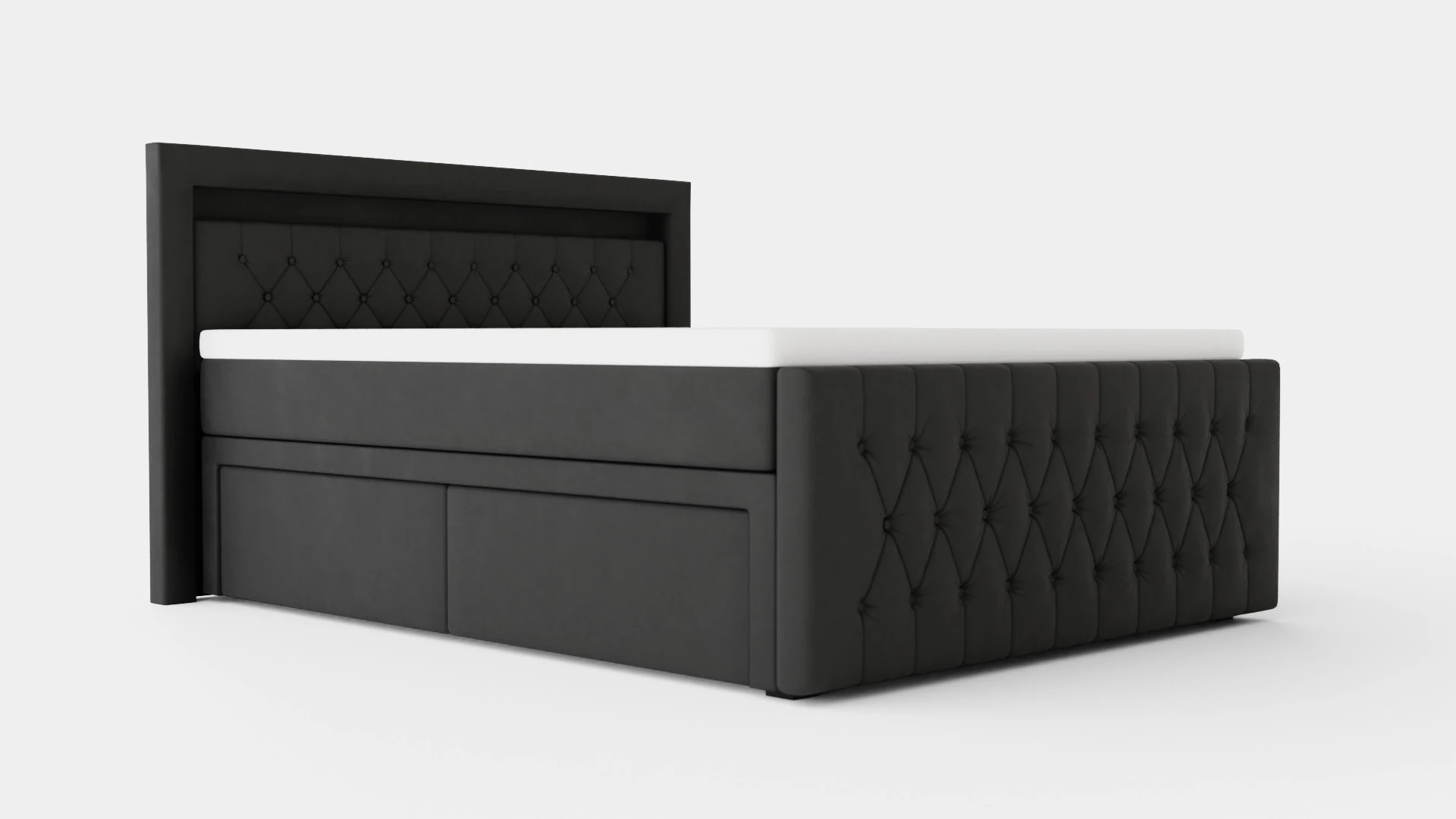 Franco Bed Package Co Storage Led Lighting Gray 3D Model .c4d .max .obj .3ds .fbx .stl .blend 