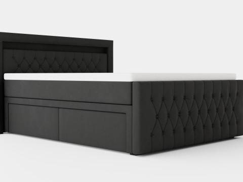 Franco Bed Package Co Storage Led Lighting Gray 3D Model