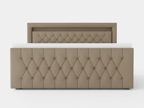 Franco Bed Package Co Storage Led Lighting Beige 3D Model