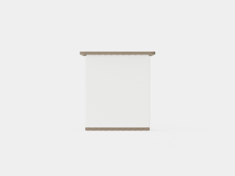 Franco Bed Package Co Storage Led Lighting Beige Modelo 3D
