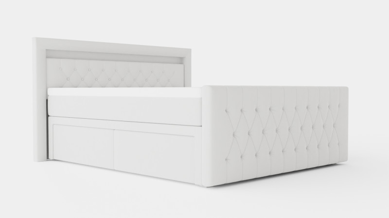 Franco Continental Bed Led Lighting White Artificial 3D मॉडल .c4d .max .obj .3ds .fbx .stl .blend 
