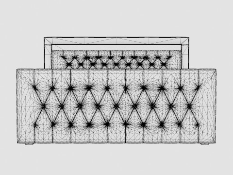 Franco Continental Bed Led Lighting White Artificial 3D मॉडल