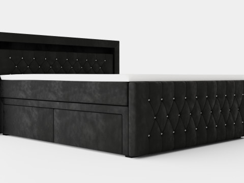 Franco Crystal Continental Bed Led Lighting 3D Модель