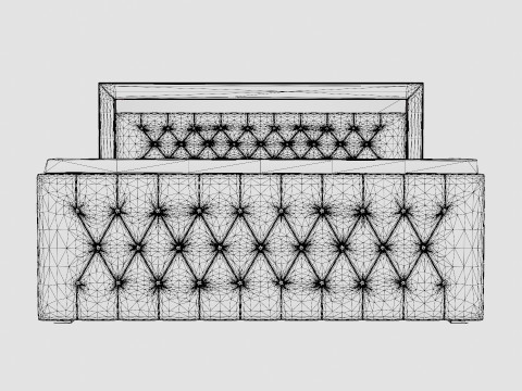 Franco Crystal Continental Bed Led Lighting Modelo 3D