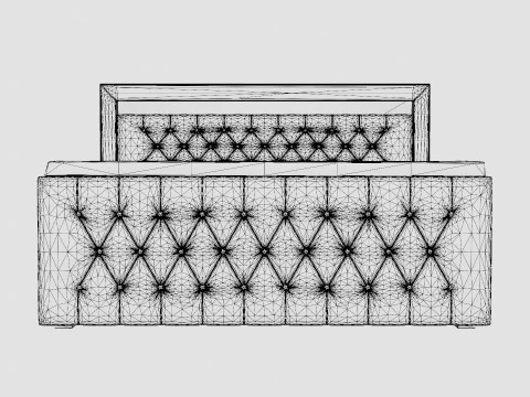 Franco Crystal Continental Bed Led Lighting 3D Model