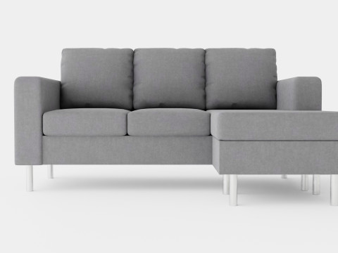 Friday Divan Sofa 3 Seater Reversible Modello 3D