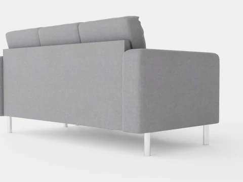 Friday Divan Sofa 3 Seater Reversible 3D Model