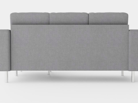 Friday Divan Sofa 3 Seater Reversible Modelo 3D