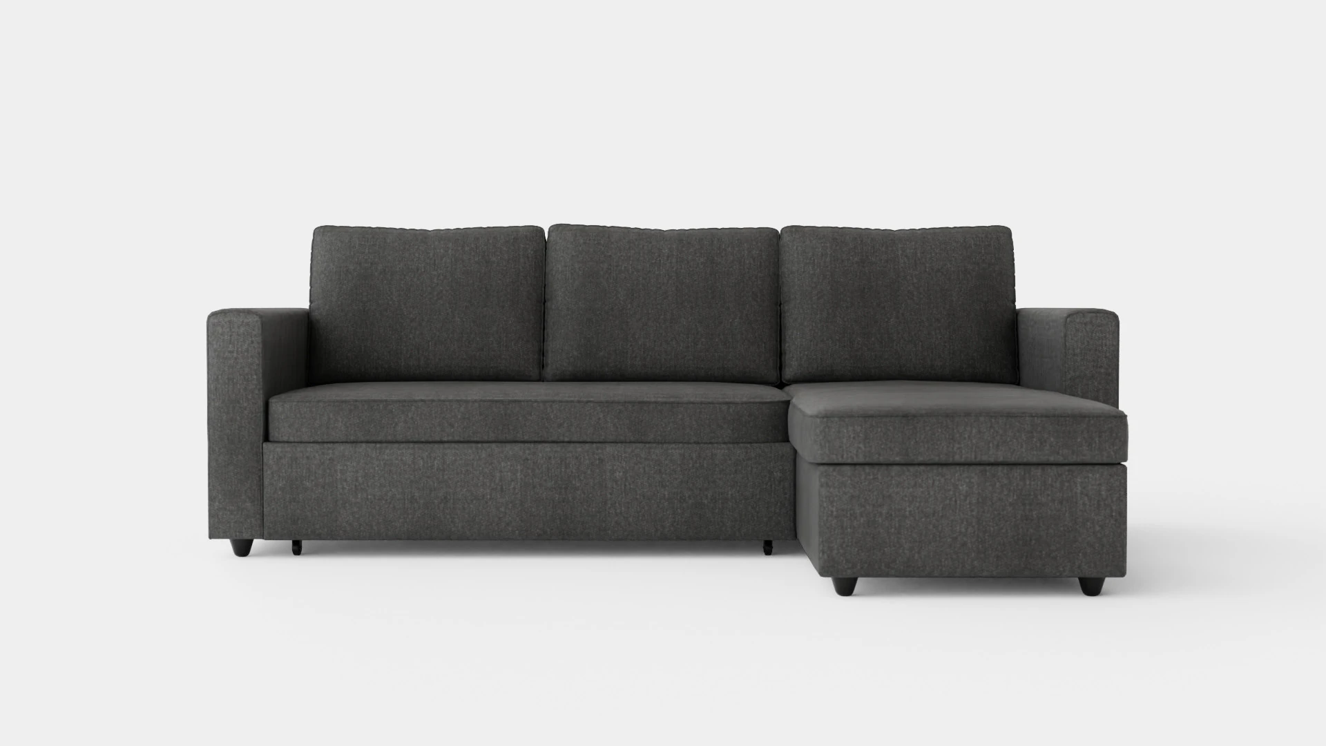 Garland Divan Bed Sofa Reversible Dark Gray 3D Model .c4d .max .obj .3ds .fbx .stl .blend 