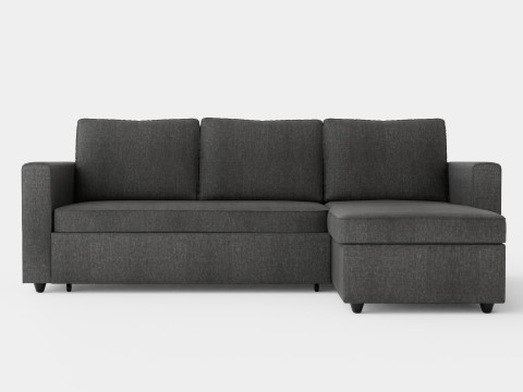 Garland Divan Bed Sofa Reversible Dark Gray 3D Model