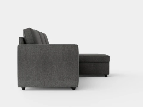Garland Divan Bed Sofa Reversible Dark Gray 3D Model