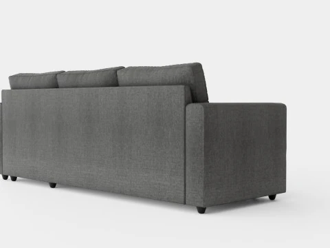 Garland Divan Bed Sofa Reversible Dark Gray 3D Model