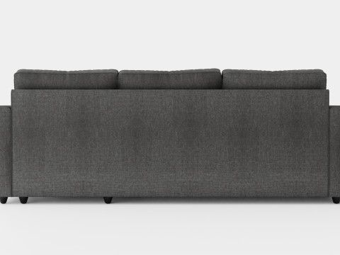 Garland Divan Bed Sofa Reversible Dark Gray 3D Model