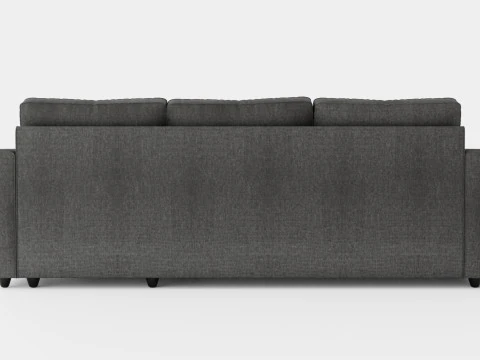 Garland Divan Bed Sofa Reversible Dark Gray 3D Model