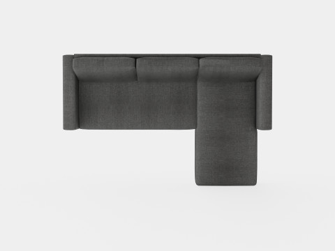 Garland Divan Bed Sofa Reversible Dark Gray 3D Model