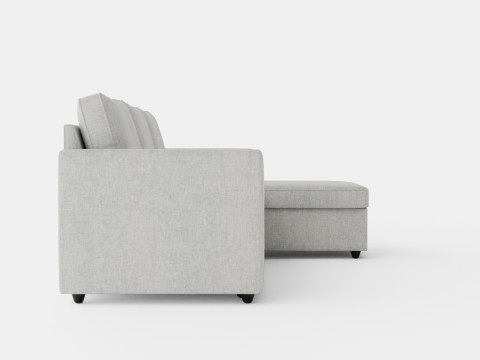 Garland Divan Bed Sofa Reversible Light Gray Model 3D