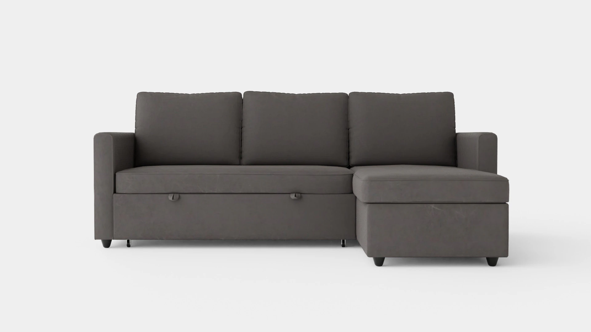 Garland Reversible Divan Bed Sofa Velvet Dark Gray 3D Model .c4d .max .obj .3ds .fbx .stl .blend