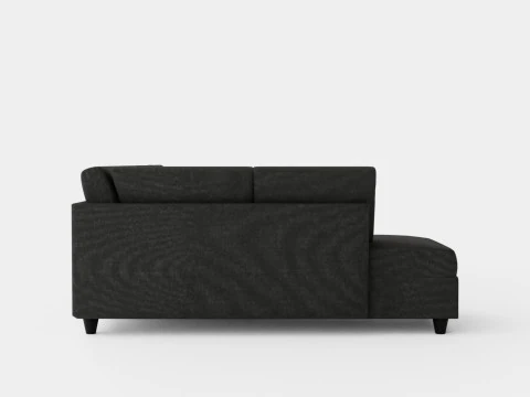 ガーランド U ベッド ソファ 左 ダークグレー 3Dモデル