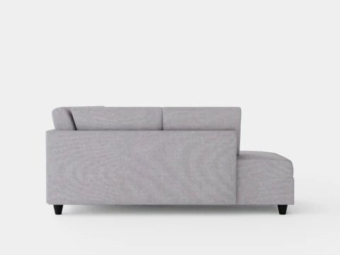 Garland U Bed Sofa Left Light Gray 3D Model