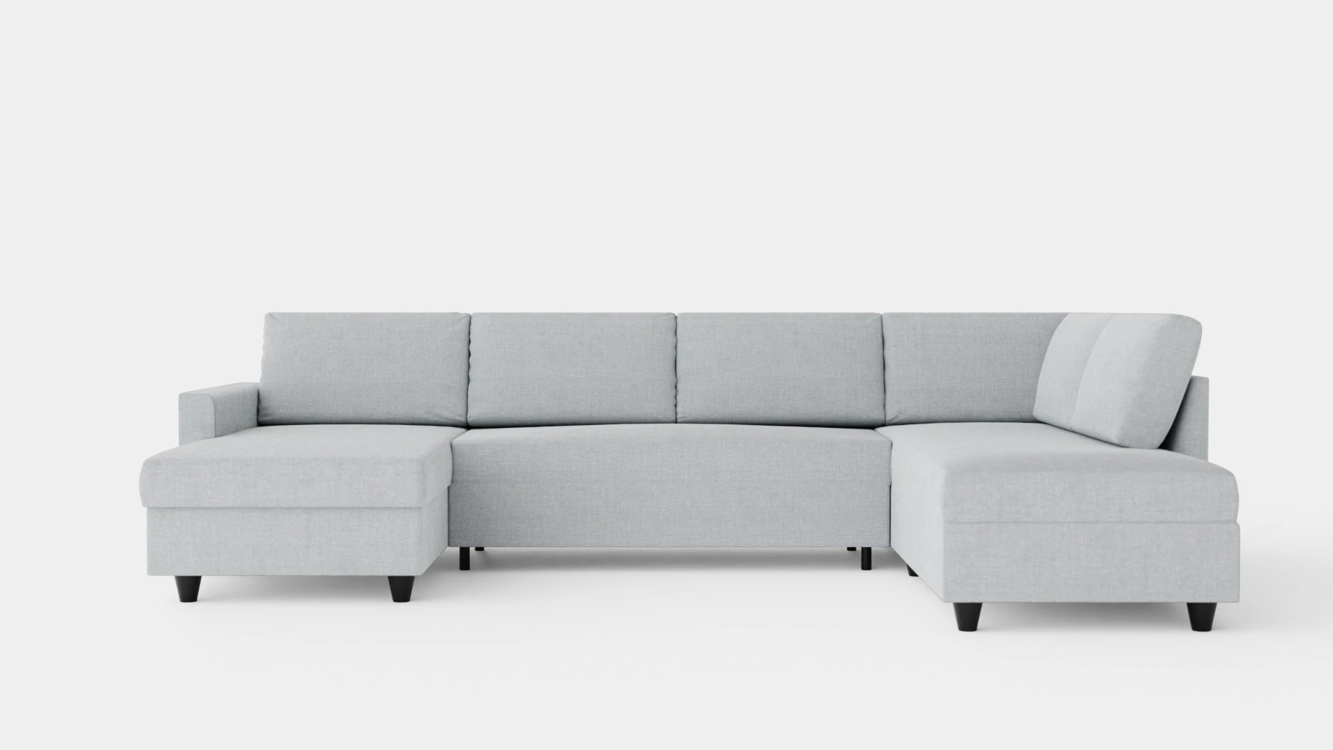 Garland U Bed Sofa Right 3D Model .c4d .max .obj .3ds .fbx .stl .blend 