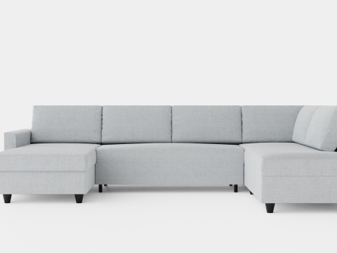 Garland U Bed Sofa Right 3D मॉडल