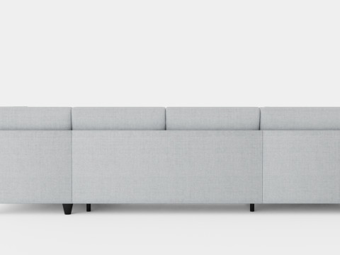Garland U Bed Sofa Right Model 3D