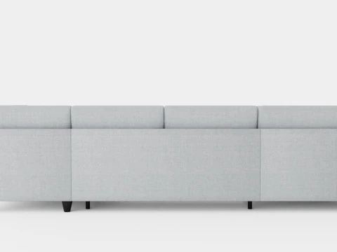 Garland U Bed Sofa Right 3D Model