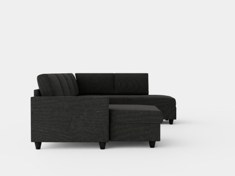 Garland U Bed Sofa Right Dark Gray 3D Model